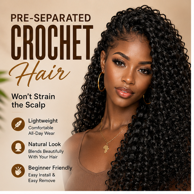 Feather Crochet Hair Virgin Human Hair Burmese Curl Silky Soft Crochet Hair Braids 110g/bundle Natural Color