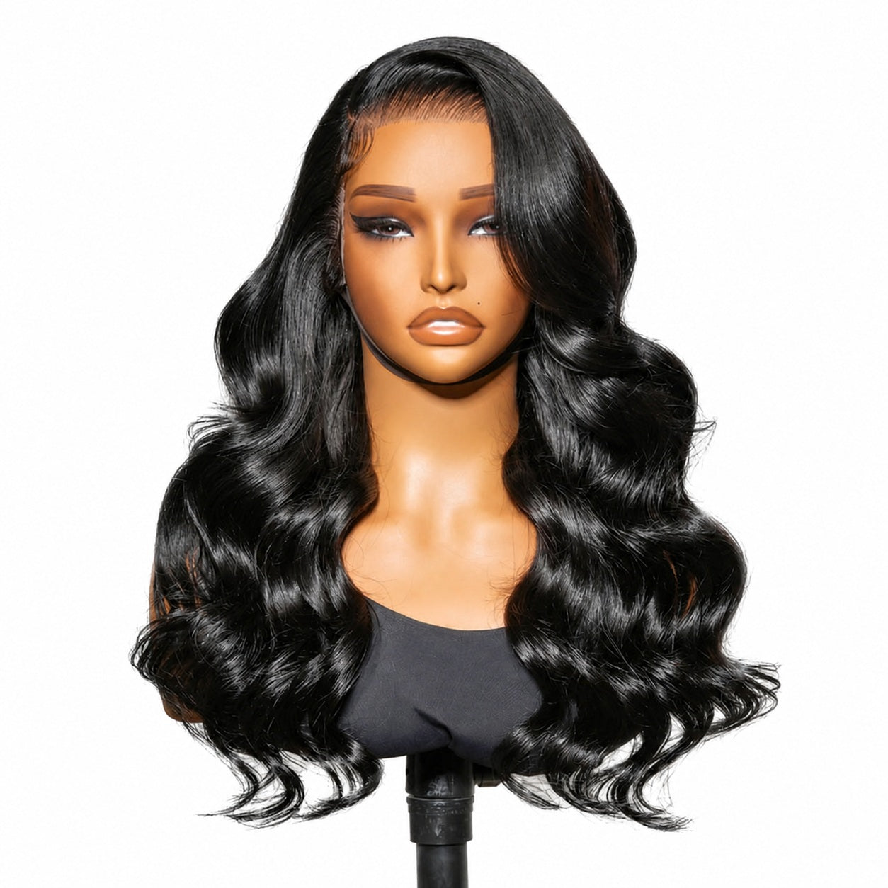 180% Density HD Lace 13x4 Lace Front Wig Body Wave Virgin Human Hair Natural Color Silky Soft Brazilian Hair Wigs