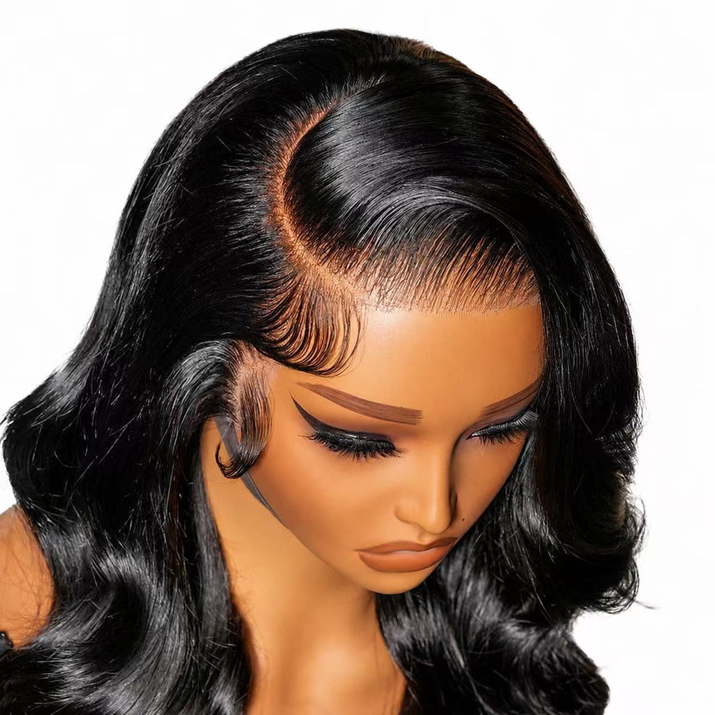 180% Density HD Lace 13x4 Lace Front Wig Body Wave Virgin Human Hair Natural Color Silky Soft Brazilian Hair Wigs